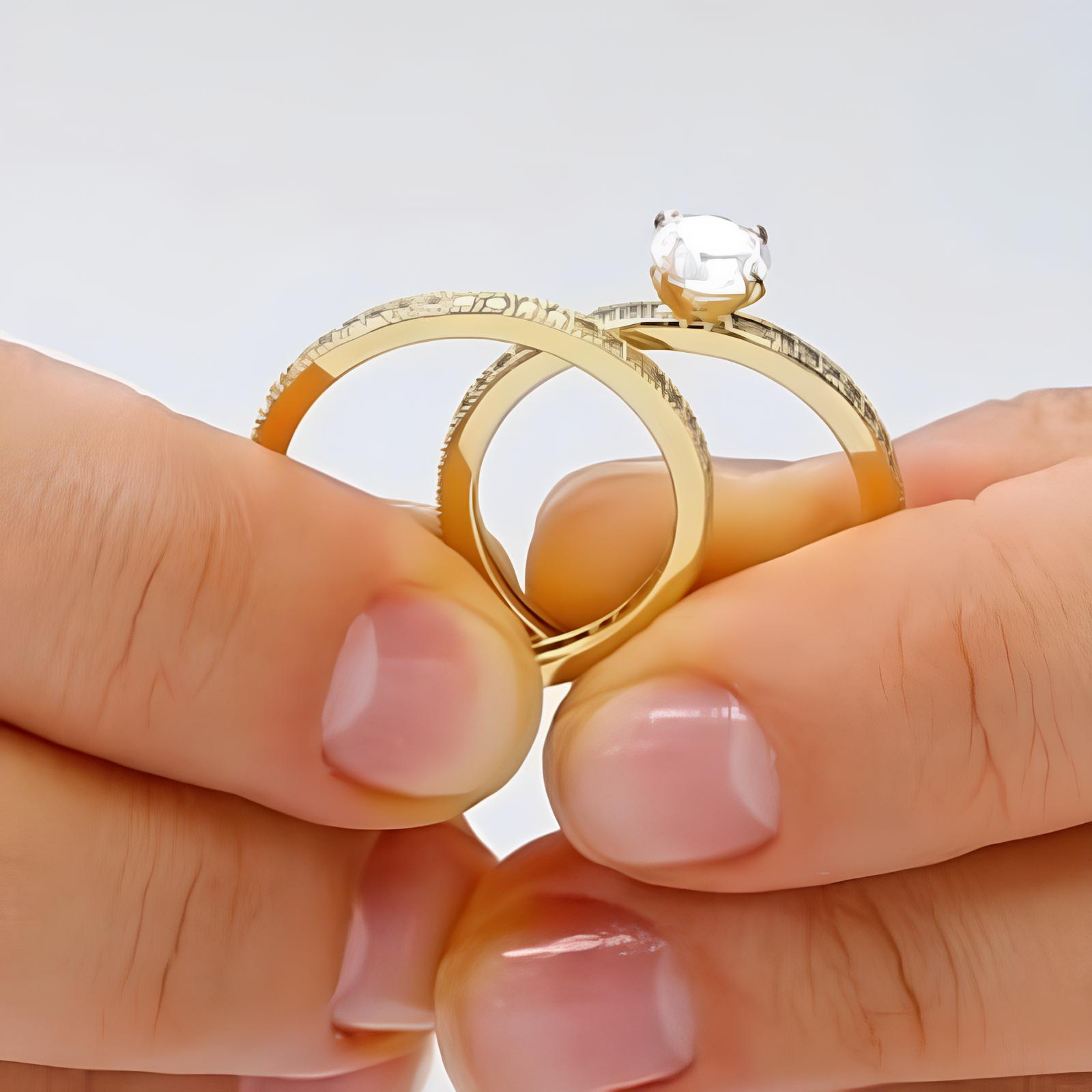 Très belle bague de fiancaille ou de mariage.