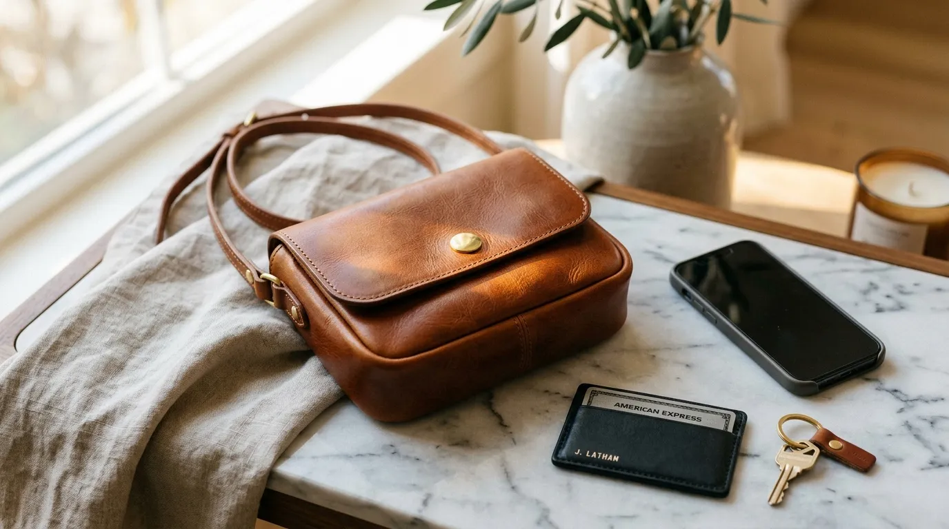 Le sac à main d'Anne Hathaway à 490 euros signé d'une marque française