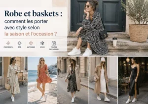 Inspirations pour porter une robe avec des baskets au printemps, en été, en automne et en hiver