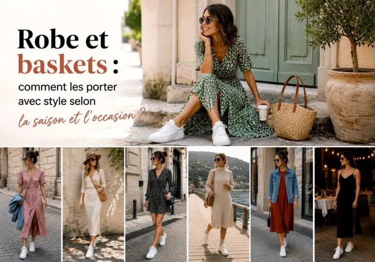 Robe et baskets : comment les porter avec style selon la saison et l’occasion ?