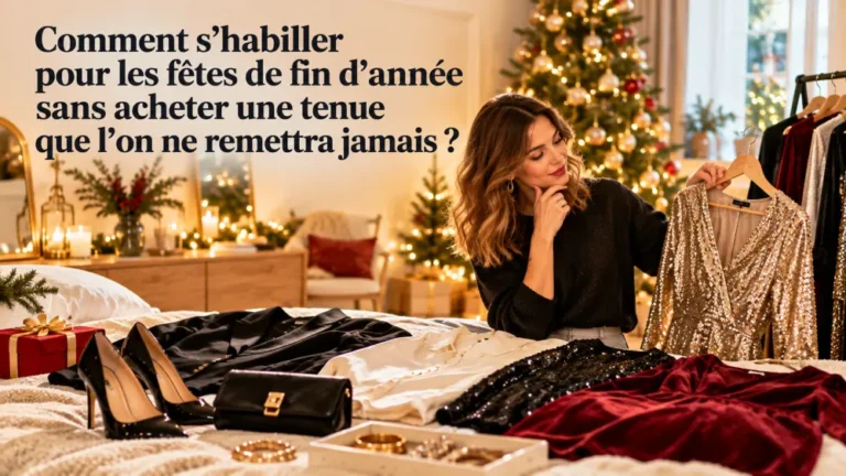 Comment s&rsquo;habiller pour les fêtes de fin d&rsquo;année sans acheter une tenue que l&rsquo;on ne remettra jamais ?