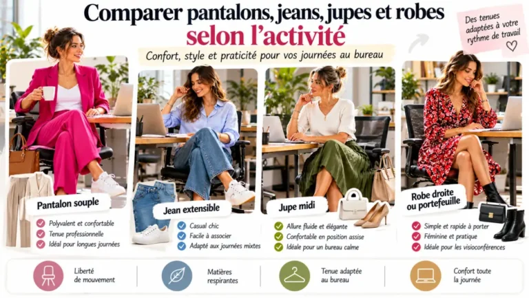 Du bureau au dîner : comment transformer sa tenue vestimentaire en quelques minutes ?
